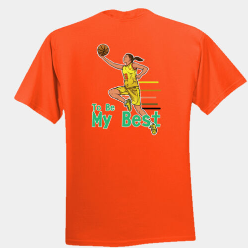 Basketball-Be My Best (Girls) - WE Youth Core Blend Tee Thumbnail