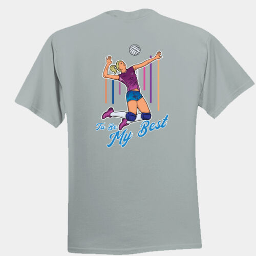 Volleyball-Be My Best - WE Youth Core Blend Tee Thumbnail