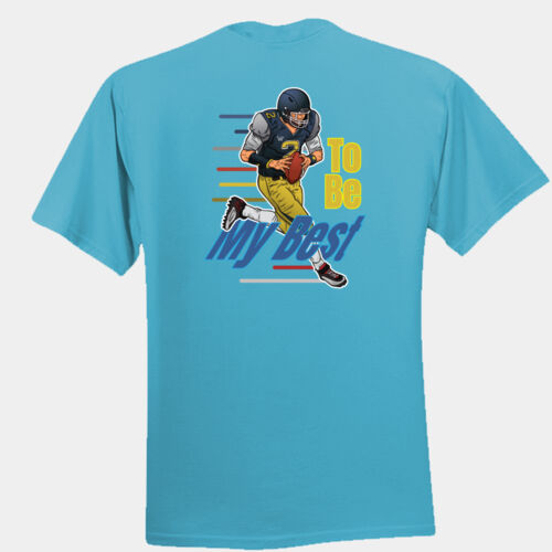 Football-Be My Best - WE Youth Core Blend Tee Thumbnail