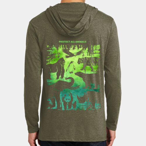 Protect The Animals - WE Perfect Tri ® Long Sleeve Hoodie Thumbnail
