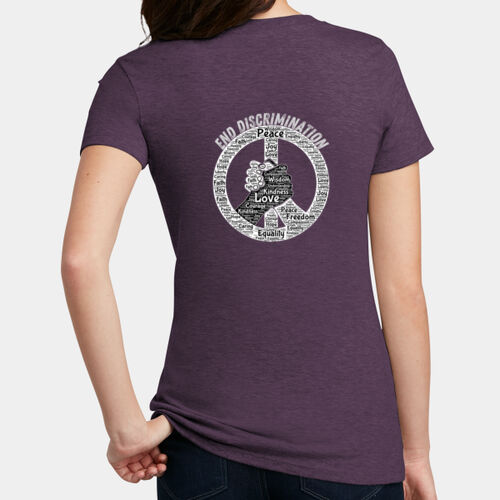 End Discrimination - WE Women's Perfect Blend ® CVC Tee Thumbnail