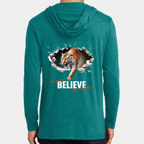 Always Believe in Yourself - WE Perfect Tri ® Long Sleeve Hoodie Thumbnail
