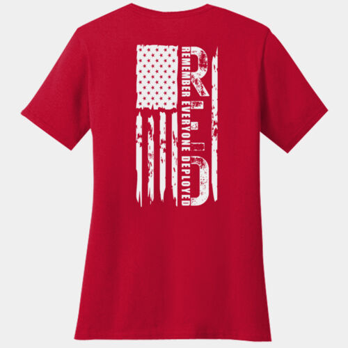 Remember Everyone Deployed - WE Ladies Core Blend Tee Thumbnail