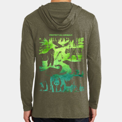 Protect The Animals - WE Perfect Tri ® Long Sleeve Hoodie Thumbnail